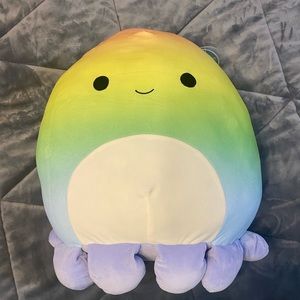 16" Elodie the Octopus Squishmallow Pastel Rainbow